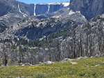 Upper Phillips Lake. The dead trees are the result of a file in the mid 90's