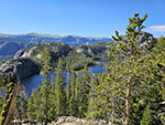 Honeymoon Lakes, a set of 3 lakes that can be joined into one when the water is high.