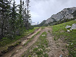 First view of Gannett Peak from Floyd Wilson meadows.
