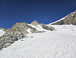 Start of the snow and ice section. Crampons are absolutely essential from here on.