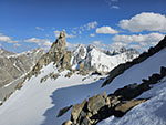 Last look at the Gooseneck and couloir.