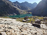 Peak Lake from Cube Rock Pass