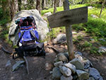 Leave the Highline Trail/CDT here and climb to Vista Pass