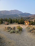 Trailhead for the Glacier Trail near Dubois, WY