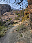 Bridge over Torrey Creek at the one mile mark.