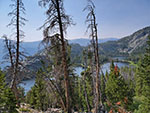 Looking back at Honeymoon Lake