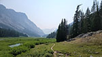 First look at Gannett Peak from Floyd Wilson Meadows.