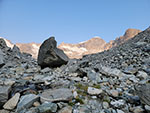 Gannett Peak from below the tarns.
