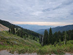 Looking down on Jackson Hole from Teton Pass.